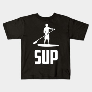 SUP Stand Up Paddling Funny Kids T-Shirt